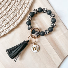 Load image into Gallery viewer, Leopard Print Personalized Keychain Wristlet