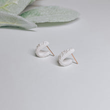 Load image into Gallery viewer, White Leafy Huggies (Small)