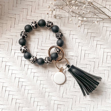 Load image into Gallery viewer, Leopard Print Personalized Keychain Wristlet