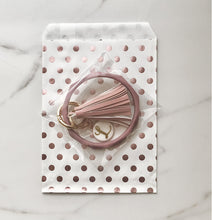 Load image into Gallery viewer, Rhombus Personalized Wristlet Keychain - Mauve Pink
