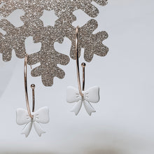 Load image into Gallery viewer, Bow Tie Hoops