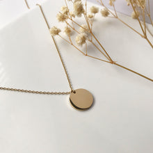 Load image into Gallery viewer, Circle Charm Necklace