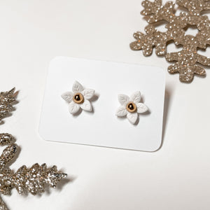 Poinsettia Studs