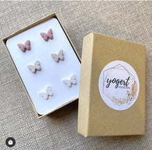 Load image into Gallery viewer, Mini Butterfly Studs (more colors available)
